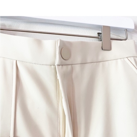 ZARA Power Stretch Cream Utility Jogger Pants - Picture 11 of 12